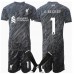 Liverpool Alisson Becker #1 Keeper Hjemmedraktsett Barn 2024-25 Kortermet (+ Korte bukser)